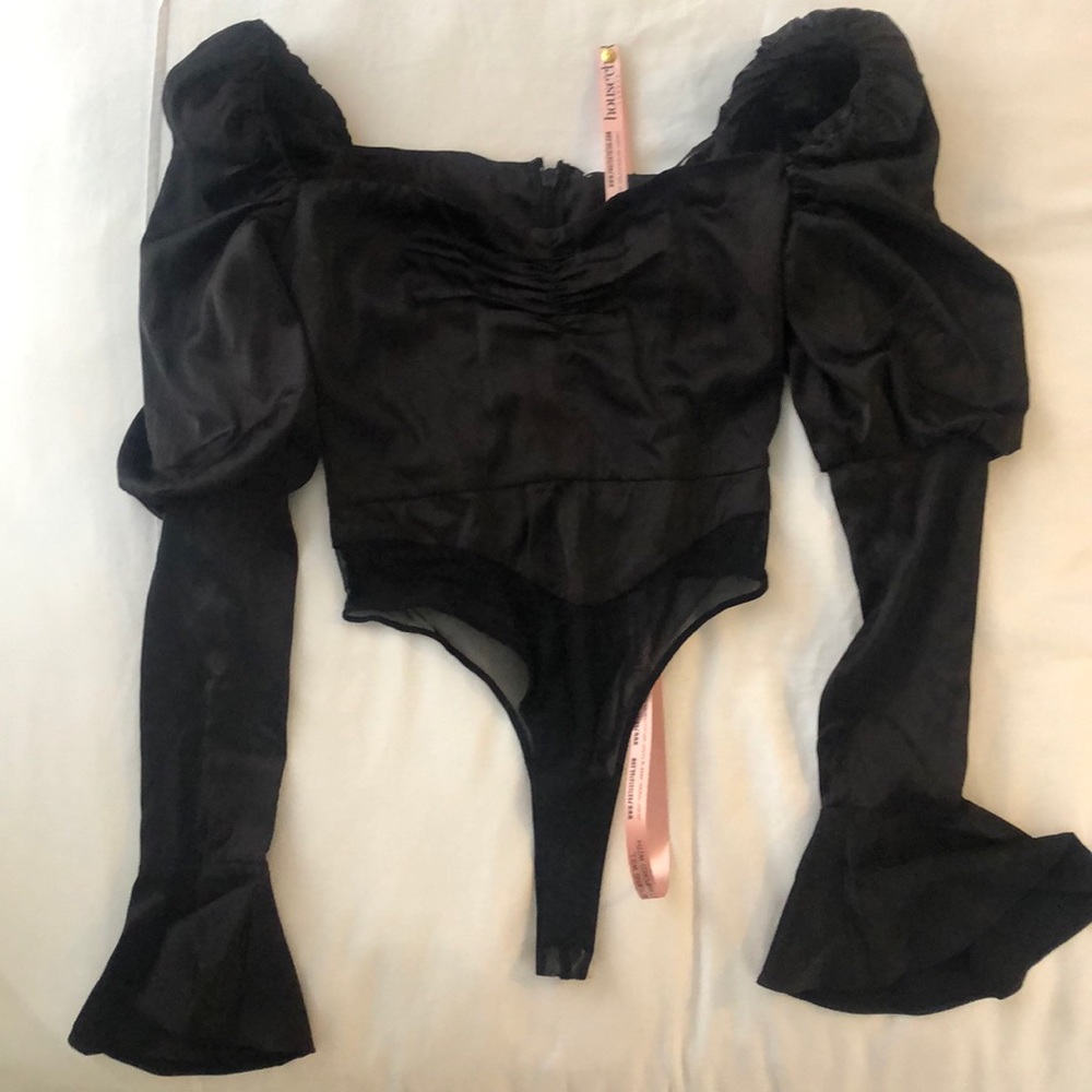 HouseOfCB SATIN BODYSUIT Size S - Picture 2 of 5